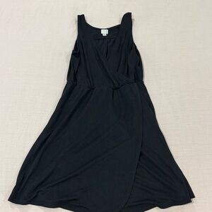 a new day Black Sleeveless Mini Dress